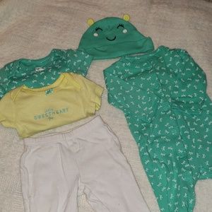 Dragonfly 4 piece set with beanie